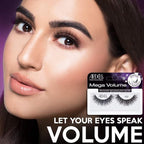 Ardell Mega Volume Lash 252 Multi-Layered False Lashes with Curl Technology, 4 pairs