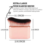 Body Makeup Brush, Self Tanner Brush, Kabuki Brush for Body, Tanning Brush for Tan, Body Makeup Brush for Leg, Bronzer Brush Makeup Brush, Fake Tan Tanning Brush (Pink Rose Gold)