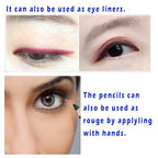 Natural Lip Liner Lipstick Pencils, 12 Colors, Waterproof, Long Lasting, Easy to Apply & Remove, 12 PCS Lip Liner set