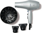 Ion Whisper Quiet Lite Ionic Ceramic Hair Dryer, 1875 Watts, Lightweight, Powerful, 4 Temperatures, 2 Speeds