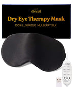 Heated Eye Mask for Dry Eye Relief - Stye Eye Treatment, Warming Eye Mask for Dry Eyes Mask Warm Compress for Eyes, Sinus Mask Heated Eye Patch - Dry Eye Mask with Moist Heat Electric Warming - Black