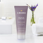 Cremo French Lavender Moisturizing Shave Cream, Astonishingly Superior Ultra-Slick Shaving Cream for Women Fights Nicks, Cuts and Razor Burn, 6 Fl Oz