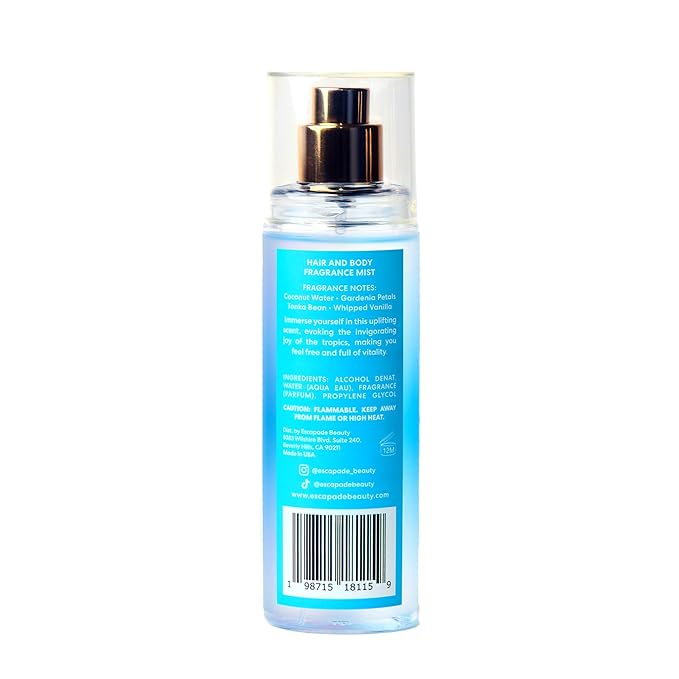 Soak It In Fragrance Body Mist (4.2oz) - Coconut water, Gardenia Petals, Tonka Bean, Whipped Vanilla