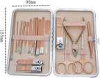 Manicure set - luxurious leather