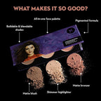 Sugar Cosmetics Contour De Force Face Palette01 Subtle SummitLonglasting formula, Lightweight Blush, Highlighter and Bronzer, Paraben free.