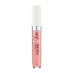 No7 High Shine Lip Gloss - Pink Slip - Moisturizing, High-Shine Lip Gloss with Jojoba Oil for Lips - Hydrating, Longwear Lip Makeup - Non-Sticky Formula (8ml)