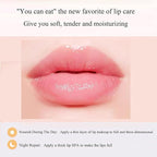 2PCS Honey Balm Lip Balm, Lip Masks for Dry and Cracked Lips with Brush, Lip Exfoliator & Moisturizer, Reduces Lips Lines & Lightens Lips, Anti-Wrinkle, Aging