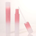 COSIDEA 15pcs 5ml Irregular rectangle empty lip gloss tubes bulk with wand unique Gradient pink lipgloss tube