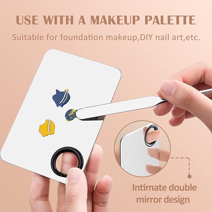 DAGEDA Stainless Steel Makeup Spatula Set, Makeup Mixing