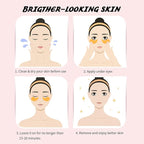 Eye Masks (36 Pairs) - Caffeine, Retinol, 24K Gold for Puffiness, Dark Circle, Wrinkles, Fine Lines - Firming Eye Gel Pads, Great for Holiday Gifts and Personal Use