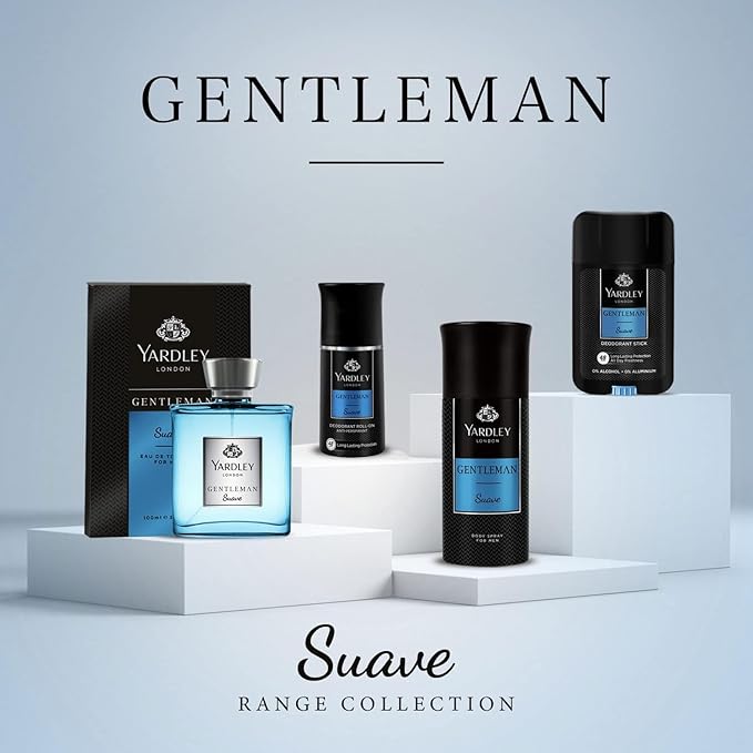 Yardley Yardley Gentleman Suave Eau De Toilette Spray 3.4 Oz for Men By 3.4 Fl Oz