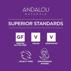 Andalou Naturals Ultra Sheer Daily Defense Facial Lotion, SPF 18, 2.7 oz, with Resveratrol CoQ10 and Antioxidants, Lightweight, Hydrating Facial Moisturizer