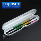 2PCS Metal Yellow-Green Gradient Cuticle