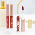 Mini Matte Lip Glaze Set, 16Pcs Liquid Lip Gloss with Gift Box, Rose Nude Red Lip Gloss Lip Stain Long Lasting Waterproof Non-Stick Lip Make Up Gift Set for Mum, Wife and Daughter