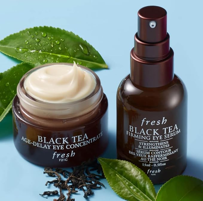 Black Tea Age-Delay Eye Concentrate Cream and Firming Eye Serum .5oz / 15mL