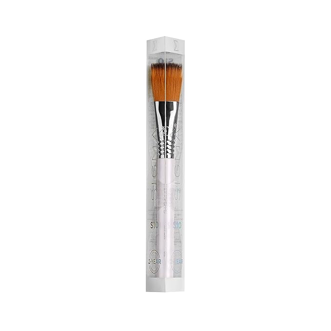 Sigma Beauty S10 Serum Skincare Brush – Silicone Skincare Tool for Applying Skincare Products to Face and Skin, Face Moisturizer Brush for Liquid and Gel Serums (1 Pc)