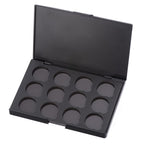 Empty Magnetic Eyeshadow Makeup Palette with 12Pcs 26mm Round Metal Pans