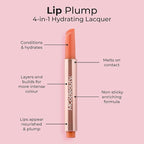 MCoBeauty Lip Plump 4-in-1 Hydrating Lacquer, Luella Nude Lip
