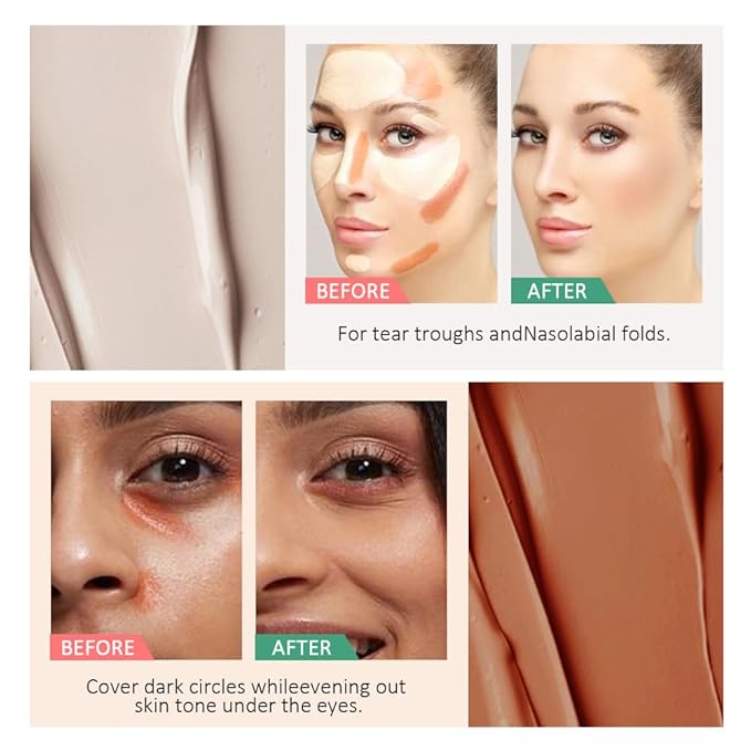 6 Colors Magic Touch Correcting Concealer Palette for 1 Count)