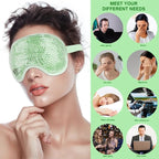 Cooling Eye Mask Gel Eye Mask Reusable Cold Eye Mask for Puffy Eyes, Eye Ice Pack Eye Mask with Soft Plush Backing for Dark Circles, Migraine, Stress Relief