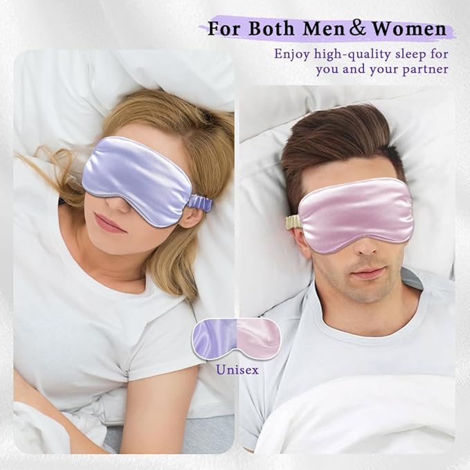 Cooling eye mask and silky