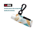 3pcs Lip Balm Holder Sleeves Keychain Chapstick Holder Keychain Lip Gloss Holder Chapstick Elastic Sleeves (Geometric Pattern)