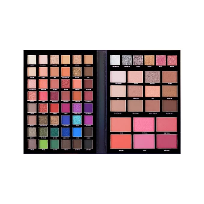 Profusion Cosmetics Euphoric Glam Glamourland 72 Piece Portfolio,