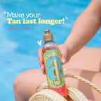 D'Luchi Carrot Tanning Oil with Cinnamon, Vitamin E & Collagen, High Natural Beta-Carotene Tanning Accelerator SPF 4 Suntan Oil, 8.45 Oz