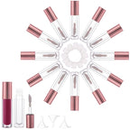 YITOU 12PCS Lip Glaze Bottle Empty 5ml, Transparent Glaze
