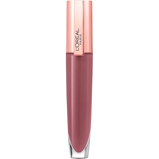 L'Oreal Paris Glow Paradise Hydrating Tinted Lip Balm-in-Gloss with Pomegranate Extract & Hyaluronic Acid, Ultra-Gentle, Non-Sticky Formula, Rose Harmony, 0.23 Fl Oz