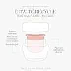 KORA Organics Berry Bright Firming Vitamin C Eye Cream Refill Pod | Hydrate & Strengthen | Certified Organic | Cruelty Free | 0.50 fl oz