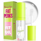 4 Colors Fat Oil Lip Gloss, Lip Oil Lip Glaze Hydrating Lip Glow Oil Big Brush Head Moisturizing Lip Gloss, Shiny Transparent Tinted Plumping Lip Oil Long Lasting Nourishing Non-sticky (01#)