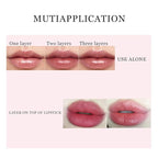 3 PCS Hydrating Lip Glow Oil Lip Stain, Moisturizing Nourishing Lip Gloss,High Shine, Smooth Finish Gloss Tinting And Non-Sticky Lip Oil For Dry Lips (M02-CHERRY, 1)