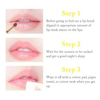 2PCS Honey Lip Balm, Exfoliating Honey Pot Lip Balm Sleeping Lip Mask with Brush, Hydrating & Prevention Dry and Cracked, Lip Scrubs Exfoliator & Moisturizer