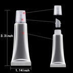 50Pcs 10ml Empty Lip Gloss Tubes Empty Lip Balm Tubes for DIY Lip Gloss Balm Cosmetic