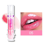 Erinde Lip Plumper Gloss, Natural Spicy Lip Plumping Booster Lip Plumping Oil, Ultra-Hydrating & Nourishing Plump Lip Plumper, Glossy Finish Fuller Lip Plumping Lip Gloss for Women Girls, 05#