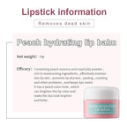 4 In 1 Peach Lip Care Kit With Lip Exfoliator Scrub And Moisturizer, Peach Scrub Bubble, Hydrating Lip Mask, Lip Scrubs Gentle Exfoliating, Instant Moisturizing, Lip Balm Hydrating For Very Dry Lips