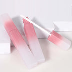 COSIDEA 15pcs 5ml Irregular rectangle empty lip gloss tubes bulk with wand unique Gradient pink lipgloss tube