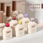 GAOY 42 Pcs Gel Nail Polish Kit, Nude Green Red Glitter Colors All Seasons Gel Nail Polish Set with Glossy & Matte Top Coat and Base Coat for Salon and DIY Manicure at Home