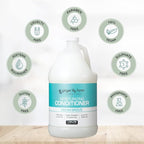 Ginger Lily Farms Club & Fitness Moisturizing Conditioner for Dry Hair, 100% Vegan & Cruelty-Free, Ocean Breeze Scent, 1 Gallon (128 fl oz) Refill