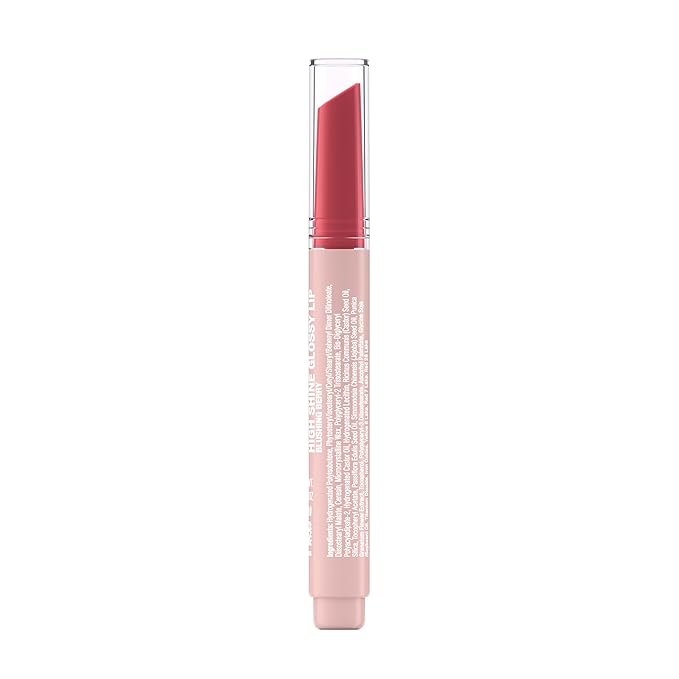 Neutrogena High Shine Glossy Lip with Maracuja Oil + Vitamins & Antioxidant Vitamin E, Nourishing Glossy Lip, Non-Retractable, Pigmented For Buildable Color, Blushing Berry, 0.07 oz
