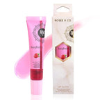 ROSÉE & CO Rosee Lip Gloss Vegan & Cruelty Free Treatment, Professional Make up, Long Lasting Glossy with Shea Butter, Moisturize, Protect & Smooth, High Shine, Non-Sticky (k. Raspberry, 0.5 Fl Oz)