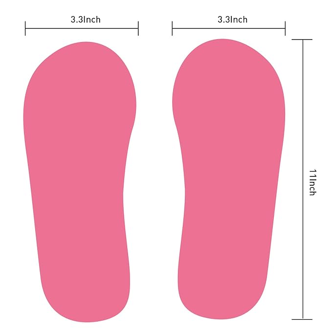 50Pairs(100Feets) Professional Quality Sunlees Tan Black Spray Tanning Feet Protectors (PINK)