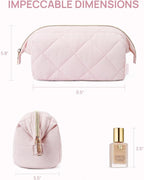 Telena puffer makeup bags for