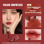 Smooth Luster Lip Glaze, Lightweight Moisturizing,High Impact Lip Color, Full Coverage Lip Makeup, Long Lasting Waterproof Moisturizer Lip Glaze (Caramel Brown Persimmon)
