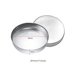 56 Pack Empty Round Metal Pans Size 26mm for Eyeshadow Palette Magnetic Makeup Palette (Height:5mm)