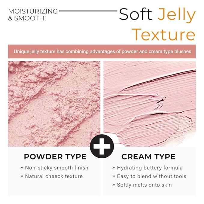 A'PIEU Juicy-Pang Jelly Blusher [BE01] (0.17 oz) - Soft Touch Cheek Color with Creamy Powdery Texture for Natural Dewy-Finish, No Fall-Out.