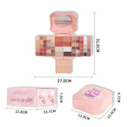 Makeup Eyeshadow Palettes, 64 Colors Protable Multifunction Blush