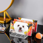 Eyeshadow Makeup Palette Cosmetic Organizer - Waterproof Eyeshadow Organizer for Eye Makeup Palette,Bathroom Countertop,7 Sections (1PCS-Large)