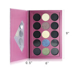 Large-Sized Empty Magnetic Makeup Palette with Diamond-Shaped Transparent